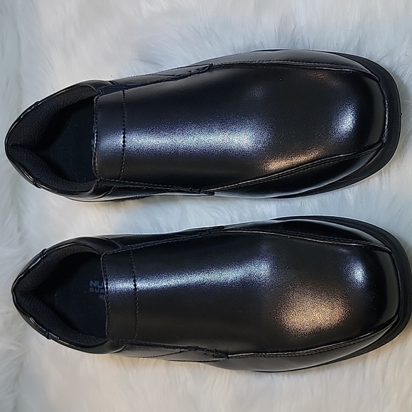 NUNN BUSH  Mens DUAL COMFORT BLACK SLIP-ON CASUAL DRESS MENS 9Wide Width SHOES - Picture 4 of 12